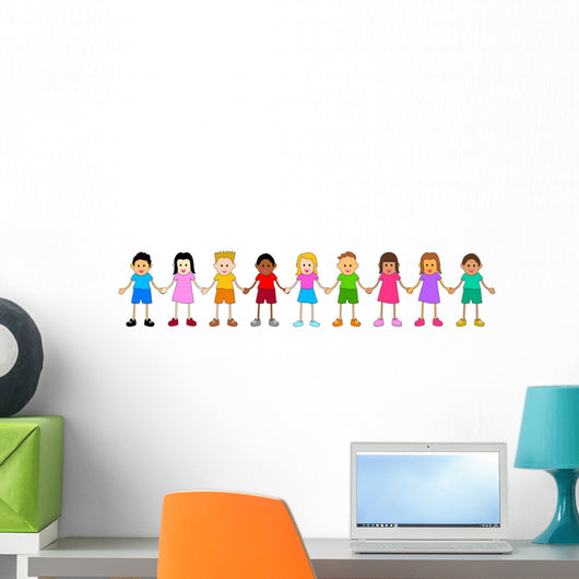 Vector Illustration Children from Wall Mural