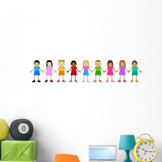 Vector Illustration Children from Wall Mural
