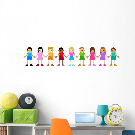 Vector Illustration Children from Wall Mural