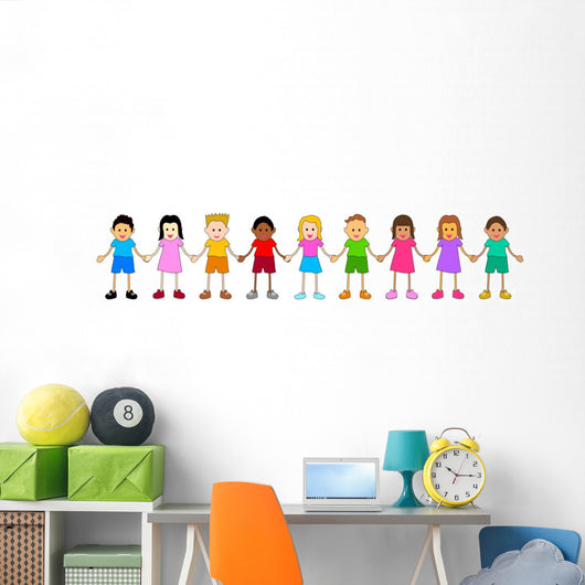 Vector Illustration Children from Wall Mural