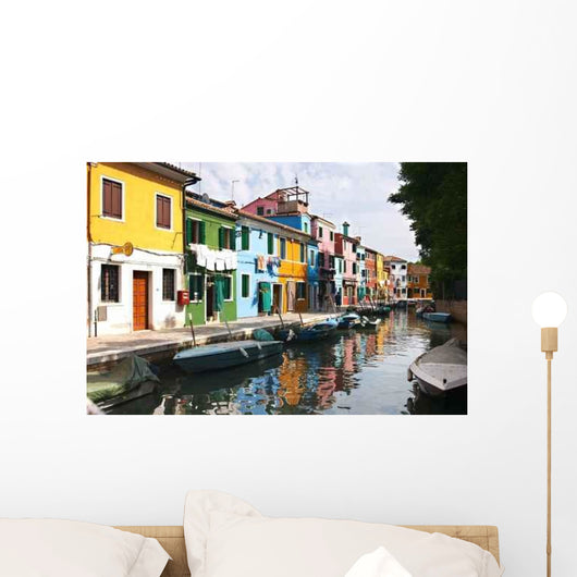 Colorful Houses Burano Wall Decal