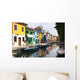 Colorful Houses Burano Wall Decal