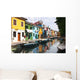 Colorful Houses Burano Wall Decal