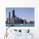 The Chicago skyline seen from Lake Michigan.. Wall Mural