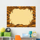 Tiger Fur Print Border
