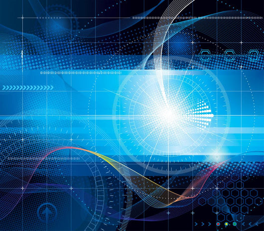 Technology abstract background Wall Mural