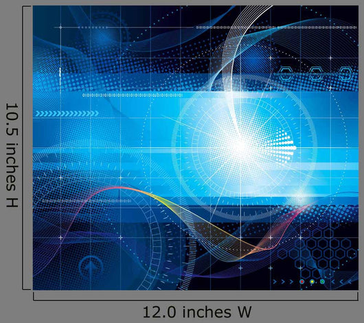 Technology abstract background Wall Mural