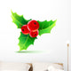 Christmas Holly Wall Decal
