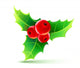 Christmas Holly Wall Decal