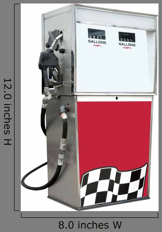Gas Pump with Empty Wall Decal