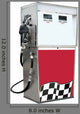 Gas Pump with Empty Wall Decal