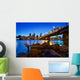 Portland Oregon Skyline Blue