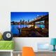 Portland Oregon Skyline Blue