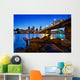 Portland Oregon Skyline Blue