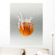 Falling Basketball into Water Wall Decal