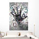 Hand behind colorful numbers Wall Mural