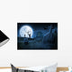Spooky Halloween night Wall Mural