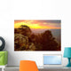 End of the Day Mountain Sunset Wall Decal