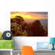 End of the Day Mountain Sunset Wall Decal