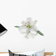 White Lily Flower Wall Decal