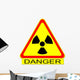 danger nucleaire Wall Decal