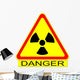 danger nucleaire Wall Decal