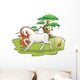 Mythical Unicorn Forest Vector Wall Decal