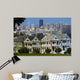 Postcard Row Houses San Wall Decal