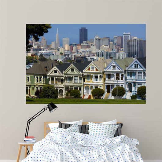 Postcard Row Houses San Wall Decal