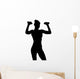 Attractive Woman Exercising Wall Decal
