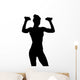 Attractive Woman Exercising Wall Decal