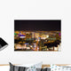 Las Vegas Nevada Night Wall Decal