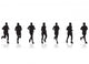 Runners Wall Mural