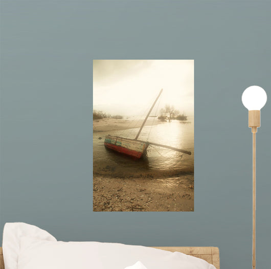 Dhow Sailing and Fishing Boat Wall Mural