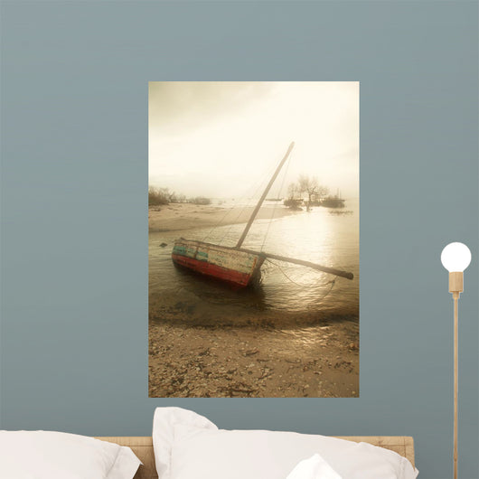 Dhow Sailing and Fishing Boat Wall Mural