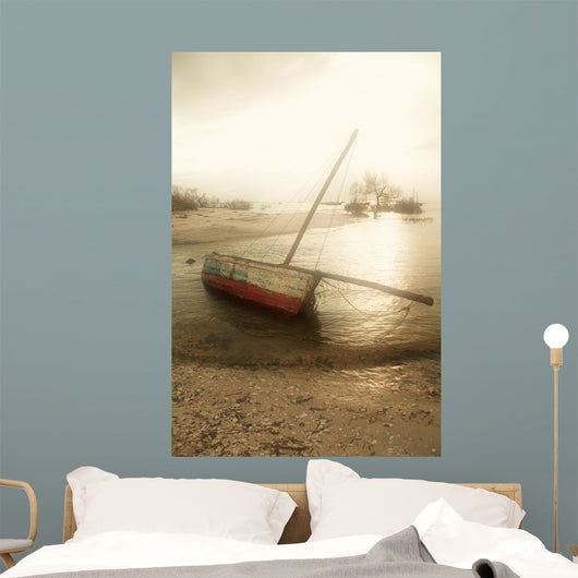 Dhow Sailing and Fishing Boat Wall Mural