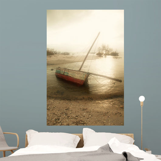 Dhow Sailing and Fishing Boat Wall Mural