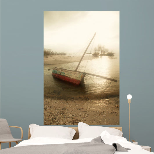 Dhow Sailing and Fishing Boat Wall Mural