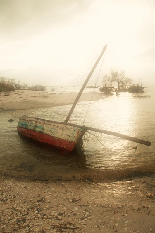 Dhow Sailing and Fishing Boat Wall Mural