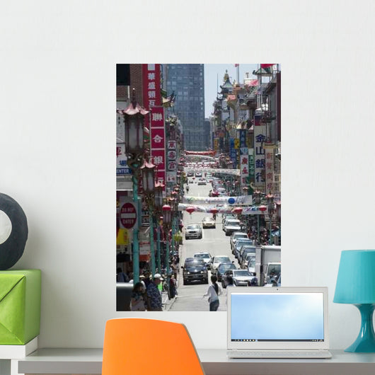 San Francisco's China Town Wall Decal