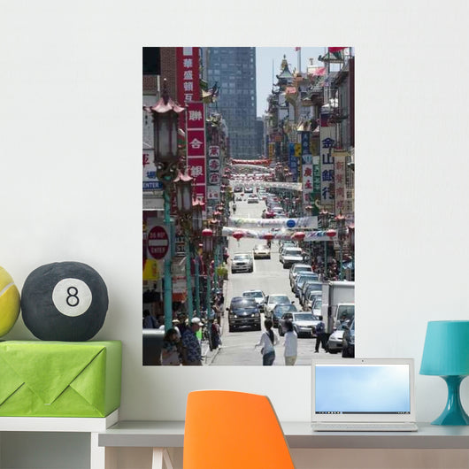 San Francisco's China Town Wall Decal