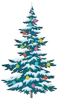 Christmas Tree with Ornaments
