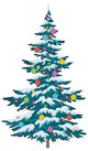 Christmas Tree with Ornaments