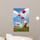 Poppies and Blue Sky Wall Decal