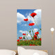 Poppies and Blue Sky Wall Decal