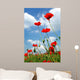 Poppies and Blue Sky Wall Decal