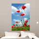 Poppies and Blue Sky Wall Decal