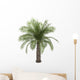 Palm Tree White Wall Decal