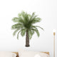 Palm Tree White Wall Decal