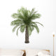 Palm Tree White Wall Decal